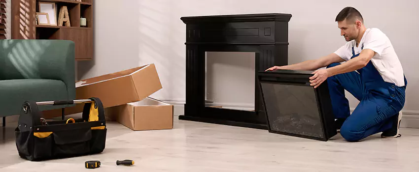 Old Rusted Metal Fireplace Repair And Replacement in Aiken, SC