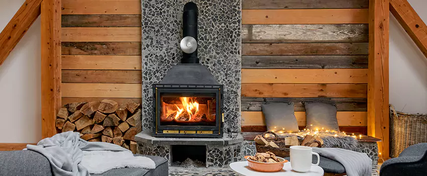 Thelin Hearth Products Direct Vent Gas Stove Fireplace Inspection in Aiken, South Carolina